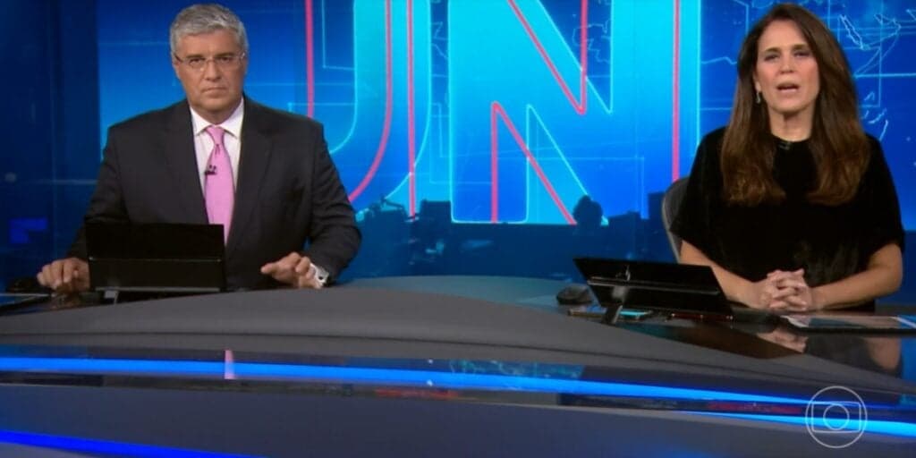 Sem Bonner e Renata, Jornal Nacional confirma notícia sobre desabamento em prédio: "13 andares''