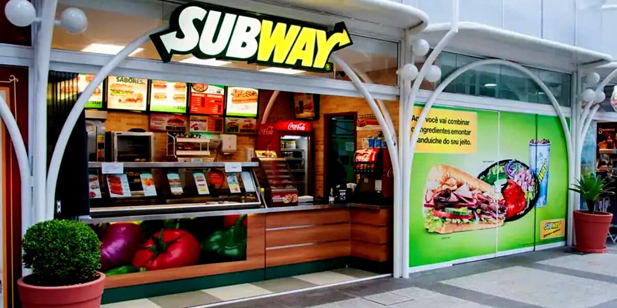 Subway pode ser vendido e situação chama a atenção de consumidores (Foto Reprodução/Internet)