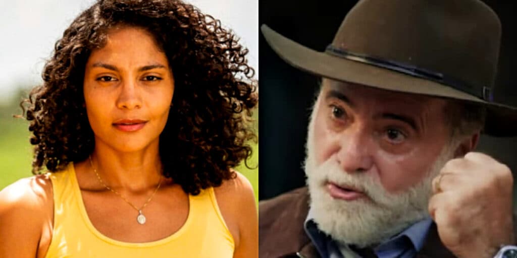 Terra e Paixão - Antônio é traído por capanga e Aline consegue vingança após deixar a cadeia