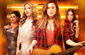Fabiana Karla, Lorena Comparato, Alice Wegmann e Deborah Secco em Rensga Hits (Foto: Reprodução / Globoplay) Fabiana Karla, Lorena Comparato, Alice Wegmann e Deborah Secco em Rensga Hits (Foto: Reprodução / Globoplay)