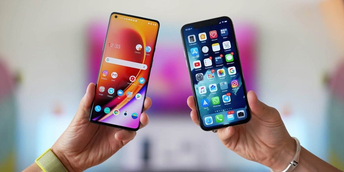 iOS, Android, celulares