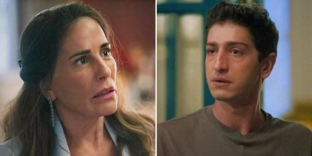 Terra e Paixão -  Irene dá facada nas costas de Daniel e arma plano com Petra para destruir paixão por Aline