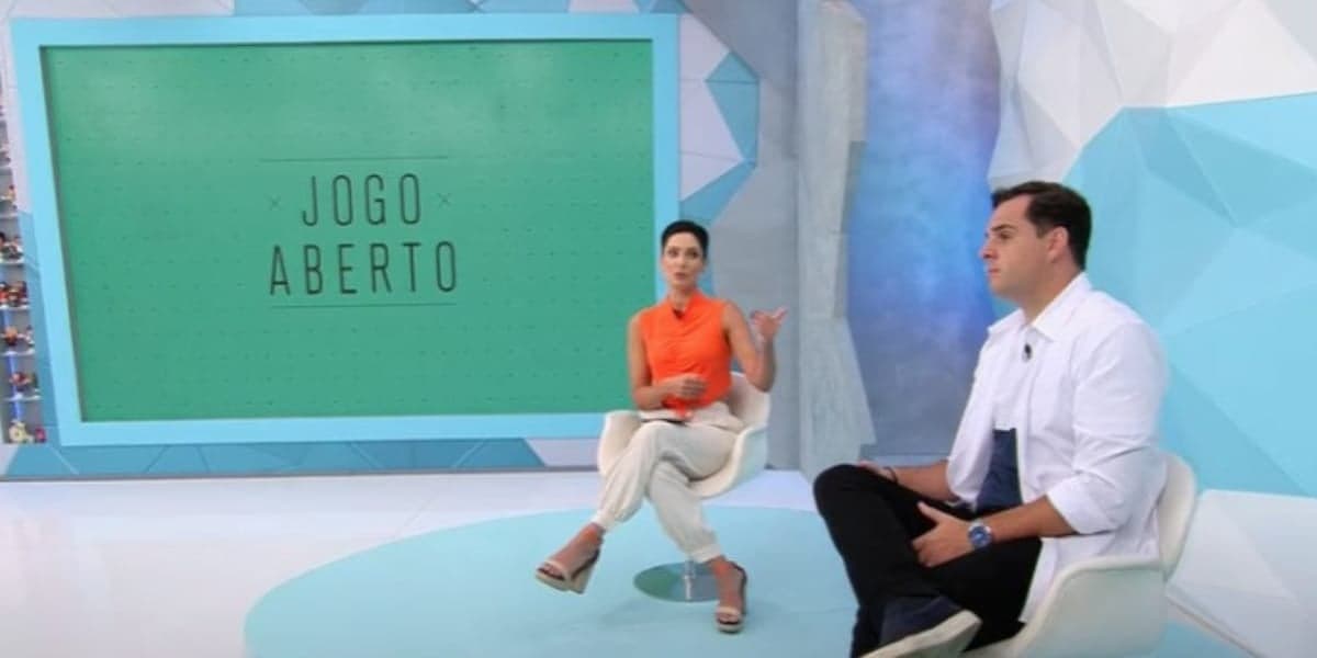 Ela e Chico Garcia comandaram o programa no início do ano (Reprodução: Band) Ela e Chico Garcia comandaram o programa no início do ano (Reprodução: Band)