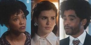 Lucília, Marê e Orlando em cenas de Amor Perfeito (Foto: Reprodução / Globo / Montagem TV Foco)
