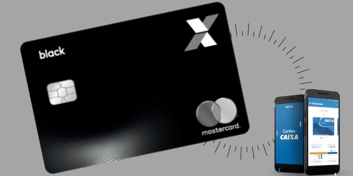 Mastercard Black Caixa (Foto: Reprodução/CEF)