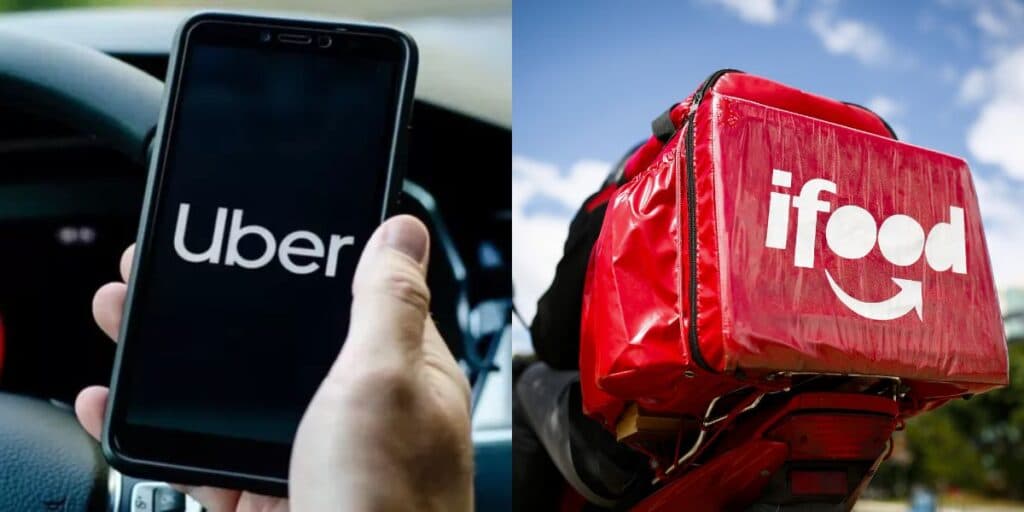 Taxa 10 vezes menor para o motorista: Novo concorrente da Uber e Ifood chega chutando a porta agora