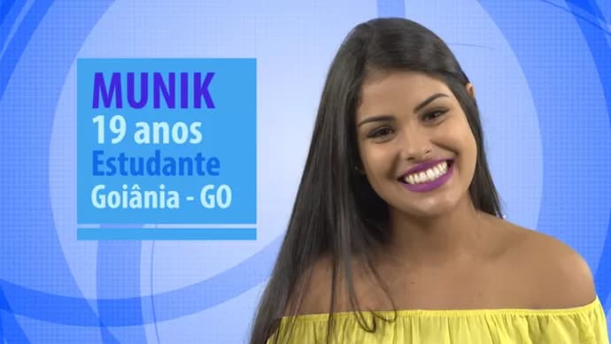 Munik Nunes, vencedora do BBB16