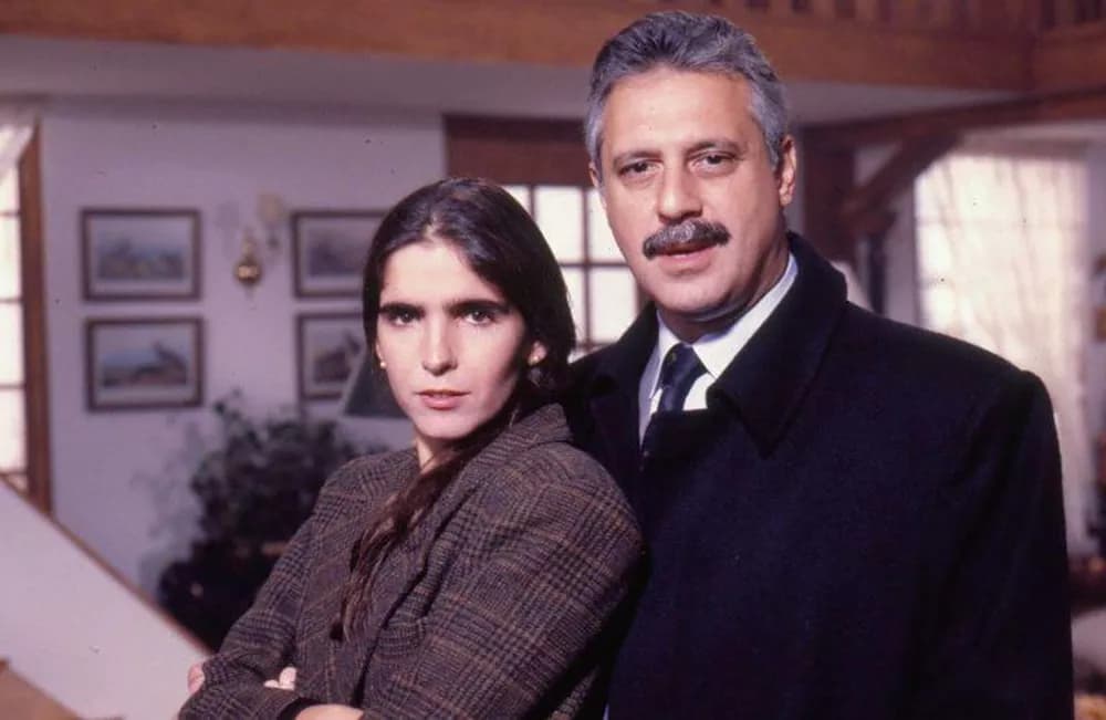 Malu Mader e Antonio Fagundes em O Dono do Mundo, 1991 (Foto: Globo)