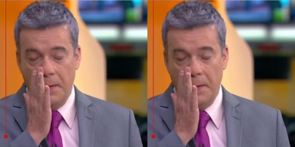 Prisão: Roberto Kovalick não se contém e vai aos prantos com notícia recebida no Hora 1