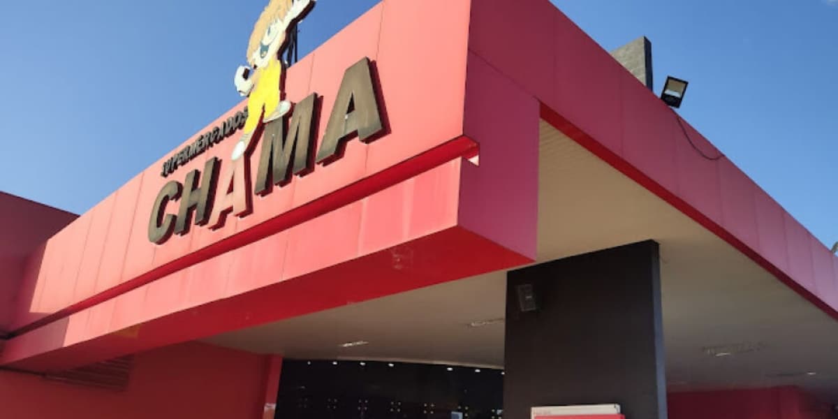 Supermercado Chama, no Mato Grosso do Sul (Foto: Reprodução/Correio do Estado)