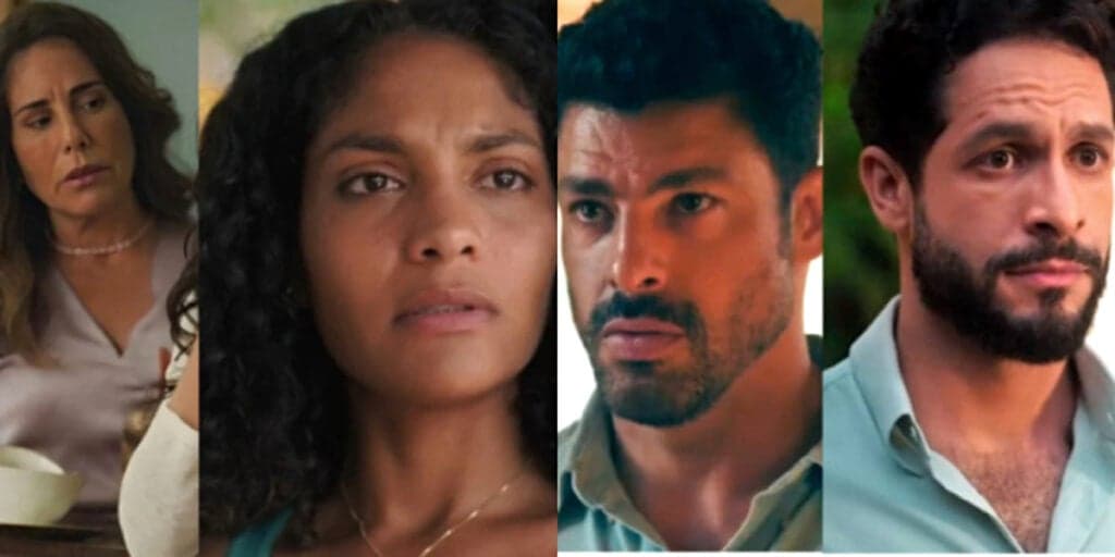 Terra e Paixão - Caio desmascara horror de Luigi, Irene exige direitos de Petra e Aline recebe pior notícia