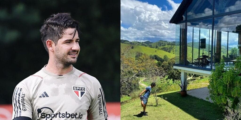 No meio do mato, academia com vista absurda e fachada de vidro: A mansão discreta onde Pato e Rebeca vivem