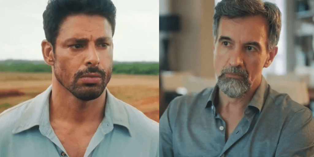 Terra e Paixão: Caio fica chocado com segredo safado que Ademir esconde as sete chaves