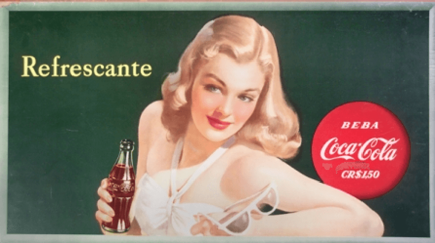Slogan da Coca-Cola antigamente (Foto: Reprodução/ Internet) Slogan da Coca-Cola antigamente (Foto: Reprodução/ Internet)