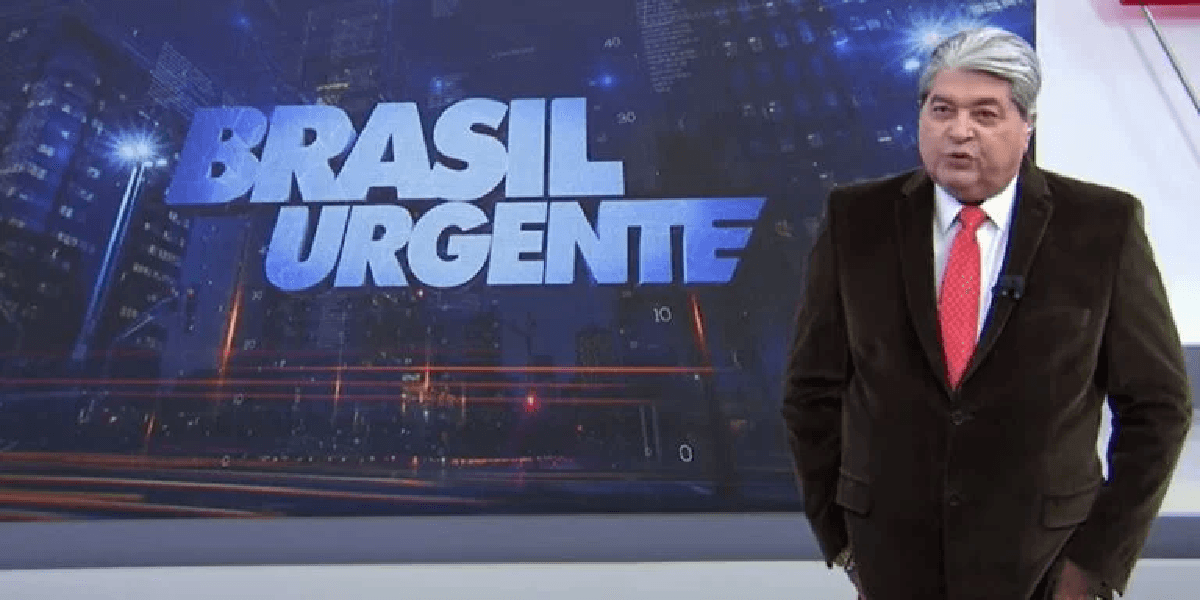 Datena sob comando do 'Brasil Urgente' (Foto: Reprodução/ Internet)