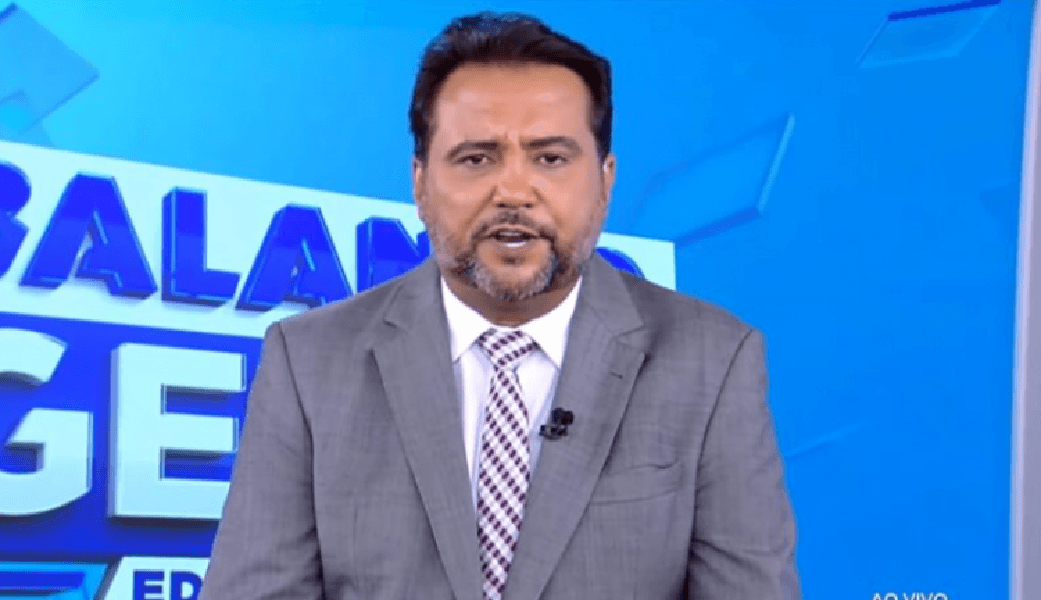 Geraldo Luís quando comandava o 'Balanço Geral' (Foto: Reprodução/ Internet)