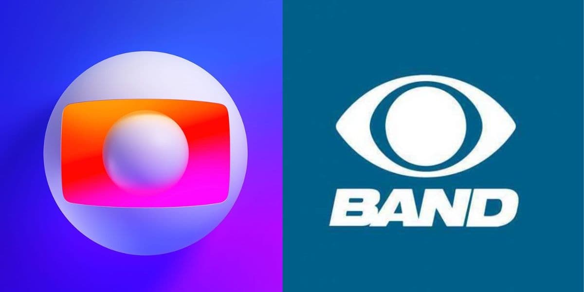 Logo da Globo / Logo da Band - Foto Montagem TVFoco