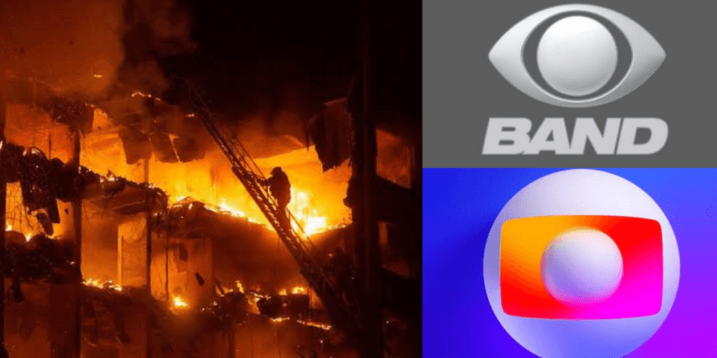 Incêndio devastador tirou emissora do ar, destruiu 90% dos equipamentos e fez Globo e Band se unirem