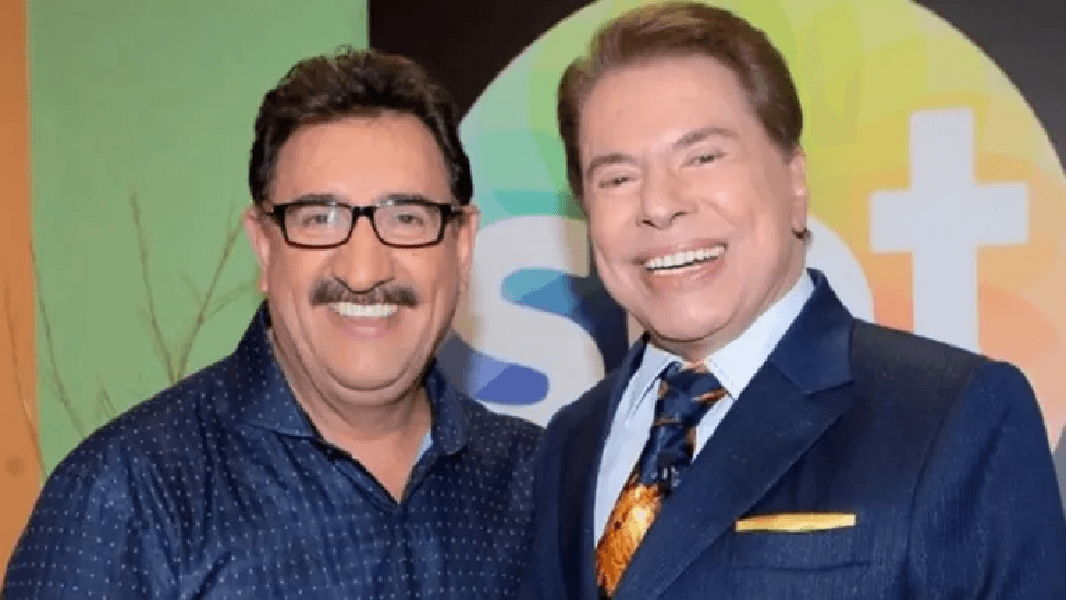 Ratinho ao lado de Silvio Santos (Foto: Reprodução/ Internet)