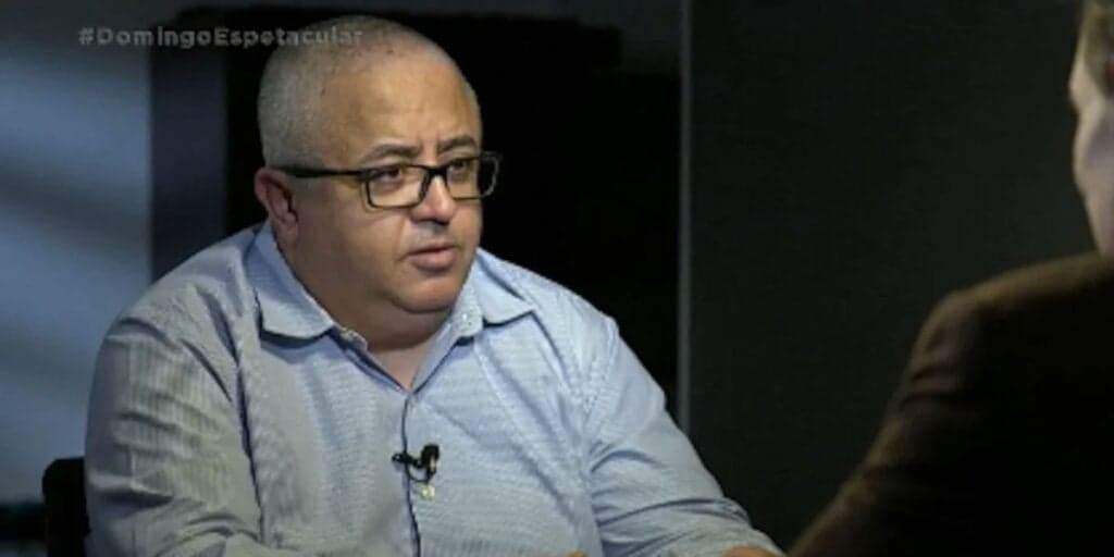 Ricardo Rocha, suposto filho do apresentador falecido (Foto: Reprodução / Record)