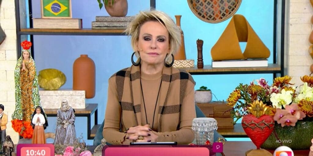 Ana Maria abre Mais Você falando sobre amante e expõe situação complicada: "Pra sair na rua..."