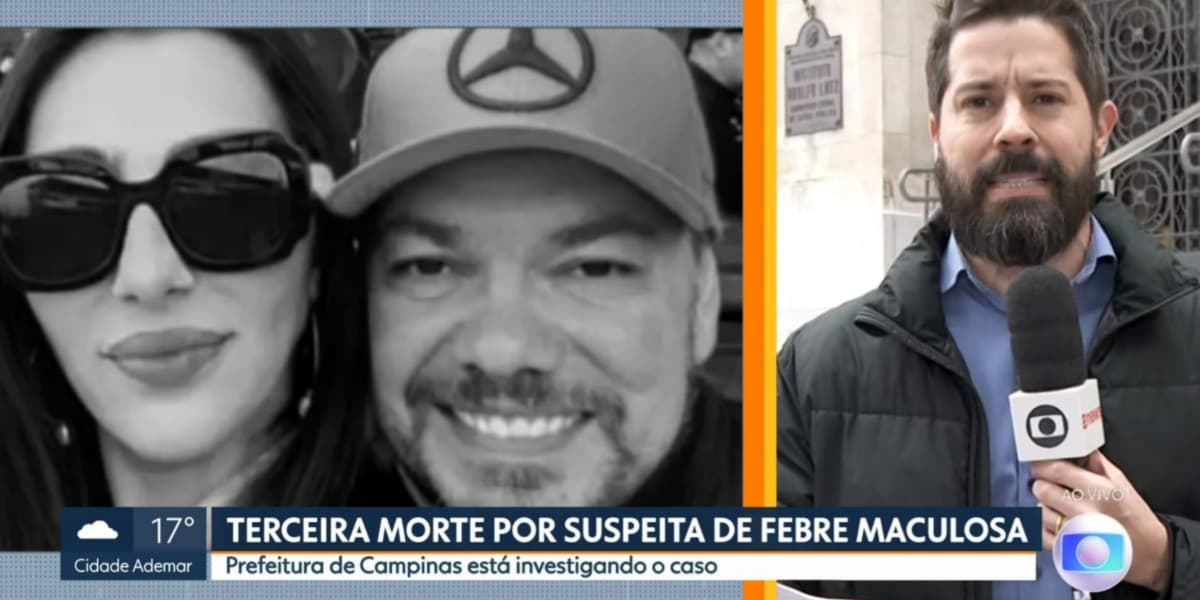 Anselmo Caparica noticiou morte de casal no "SP1" (Foto: Reprodução/TV Globo)