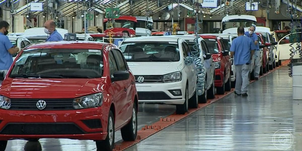 Carros da Volkswagen (Foto: Reprodução / Globo)