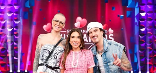 Christian Figueiredo e Zoo com Patrícia Abravanel (Foto: Reprodução)