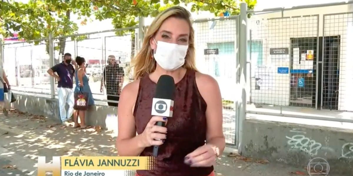 Flávia Jannuzzi trabalhou nos principais jornais da emissora carioca (Reprodução: Globo)