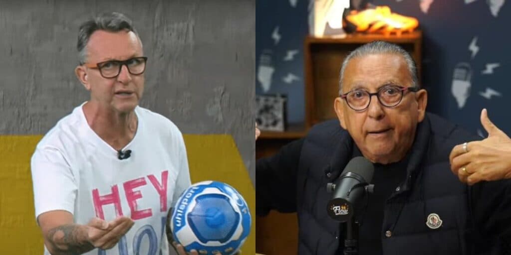Galvão choca ao expor na cara Denilson, tudo que pensa de Neto e reação viraliza: "Fala cada bobagem"