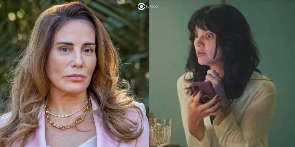 Terra e Paixão - Após descobrir segredo da filha, Irene aterroriza Petra e a obriga a transar com Luigi