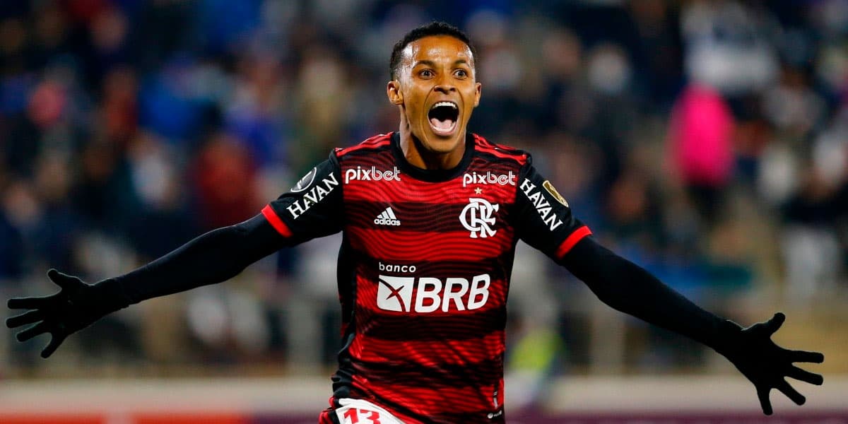 Lázaro comemorando um gol na Libertadores Lázaro comemorando um gol na Libertadores