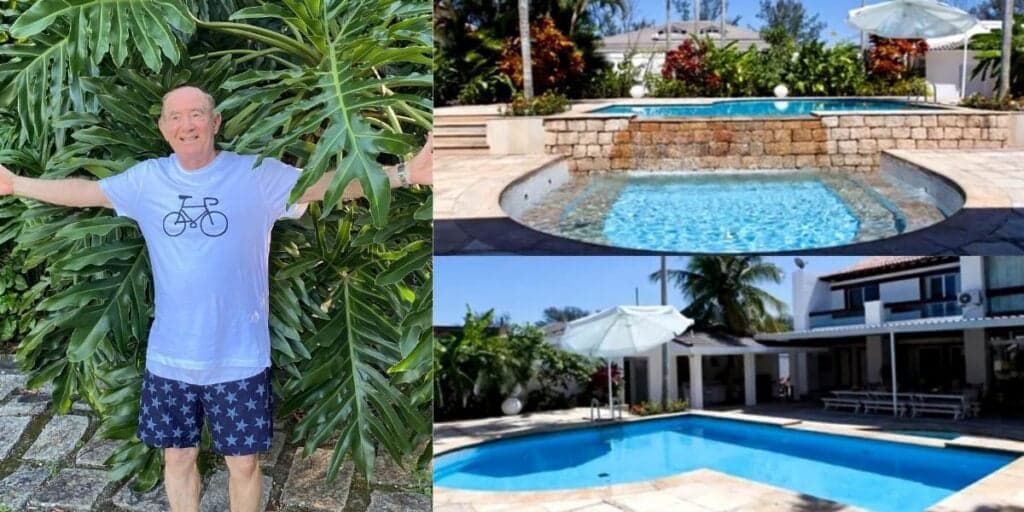 Avaliada em R$10 milhões, cheia de palmeiras e igual a um resort: A mansão nada discreta de Renato Aragão