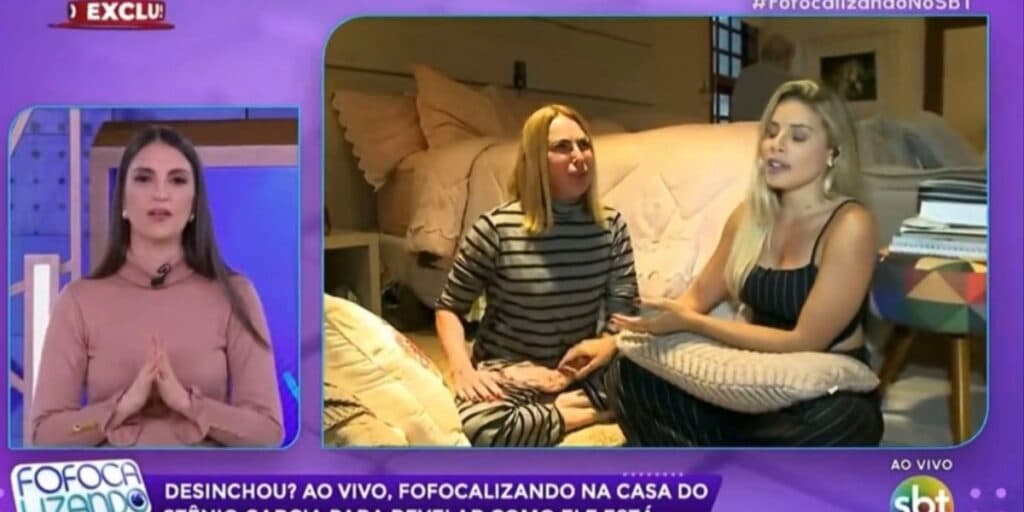 Esposa de Stênio Garcia faz "barraco" ao vivo no SBT e aciona Silvio Santos: "Vou massacrar vocês"