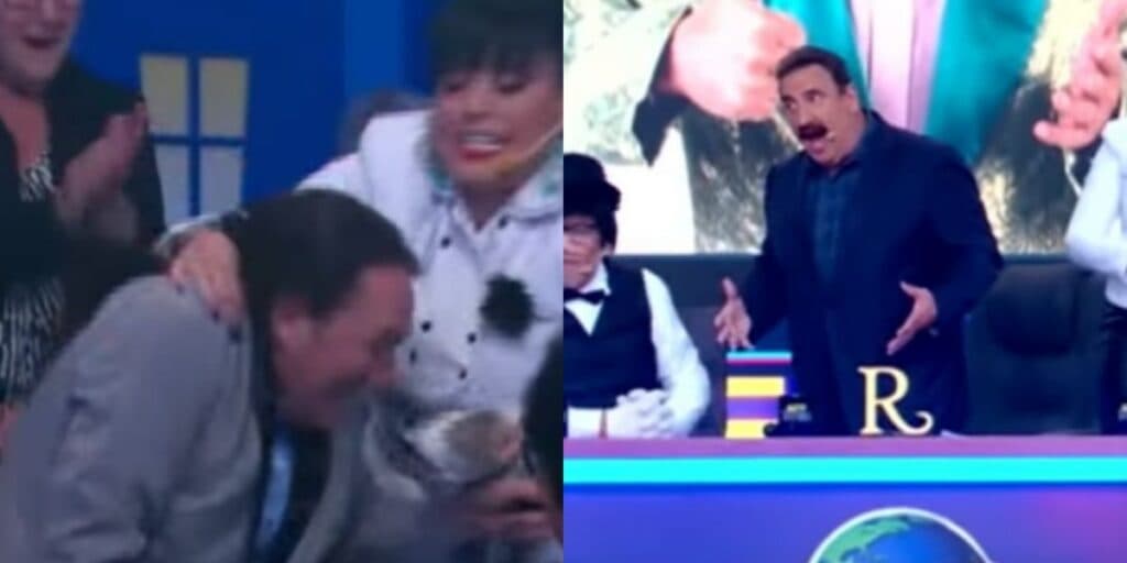 Puxada de cabelo, socos e jogado no chão: Pavorô arma barraco com Marquito e Ratinho fica aos berros no SBT