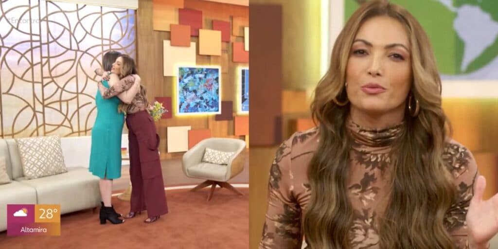 Patrícia Poeta fica eufórica com anúncio de gravidez no Encontro e confirmação é feita: "Uma menina"