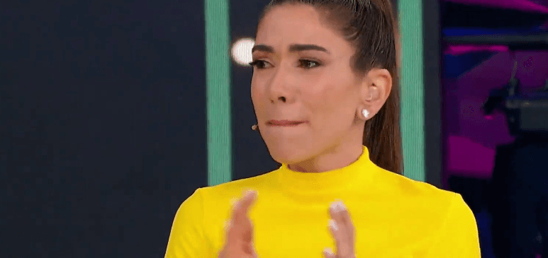 Patrícia Abravanel foi às lágrimas no Programa Silvio Santos (Foto: Reprodução/ SBT)