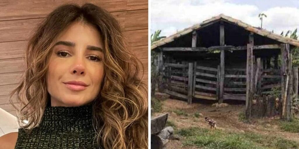 Cerca destruída, feita de barro e em cidade pequena: A casa humilde onde Paula Fernandes viveu e fotos