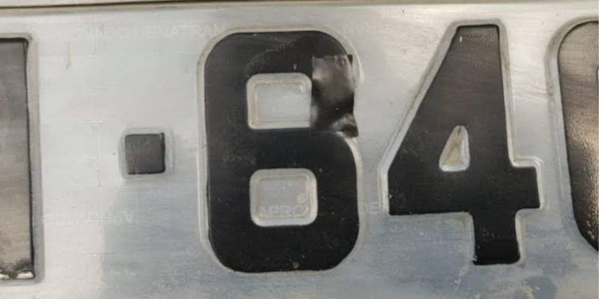 Placas adulteradas dão pena de até 6 anos de prisão (Reprodução: Internet)