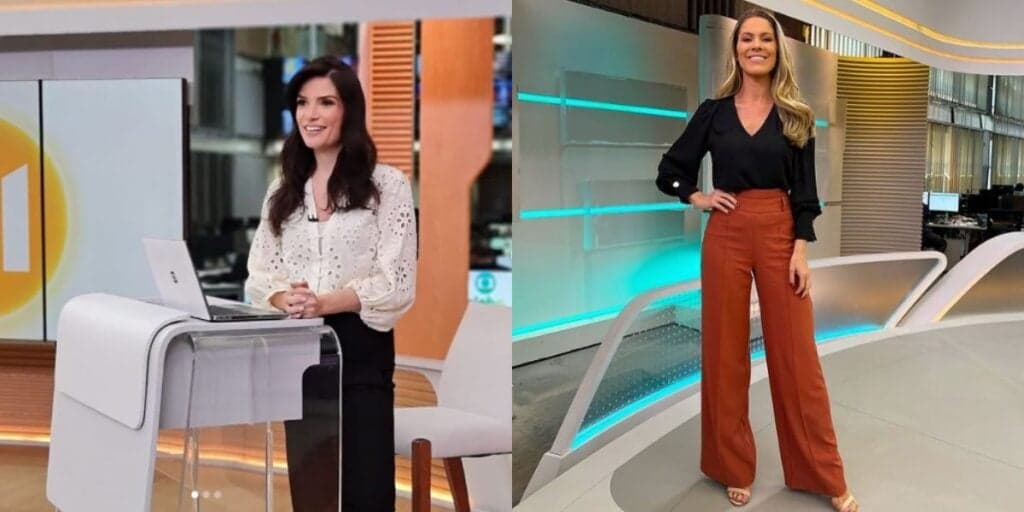 Discretas, Sabina Simonato e Jacqueline Brazil, da Globo, vivem relações com estas pessoas e você não sabia