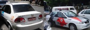 Taxistas e policiais andavam com o Chevrolet Classic (Foto: Reprodução / Internet) Taxistas e policiais andavam com o Chevrolet Classic (Foto: Reprodução / Internet)