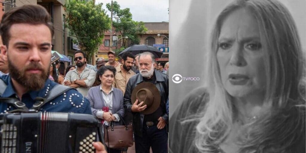 Terra e Paixão - Com preconceituosos e herdeira misteriosa: Enterro de Cândida vira show de horrores