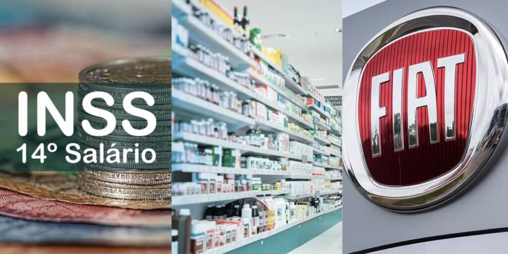 A real sobre o 14º salário do INSS - Rede de drogaria está à beira da falência - O adeus de carro da Fiat