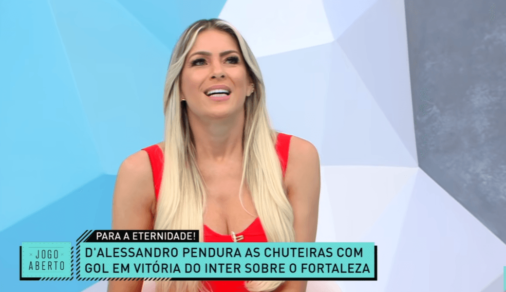 Renata Fan se emocionou ao falar de Andrés Nicolás D'Alessandro , mais conhecido como D' Alessandro, em 2022 (Foto Reprodução/Internet) Renata Fan se emocionou ao falar de Andrés Nicolás D'Alessandro , mais conhecido como D' Alessandro, em 2022 (Foto Reprodução/Internet)