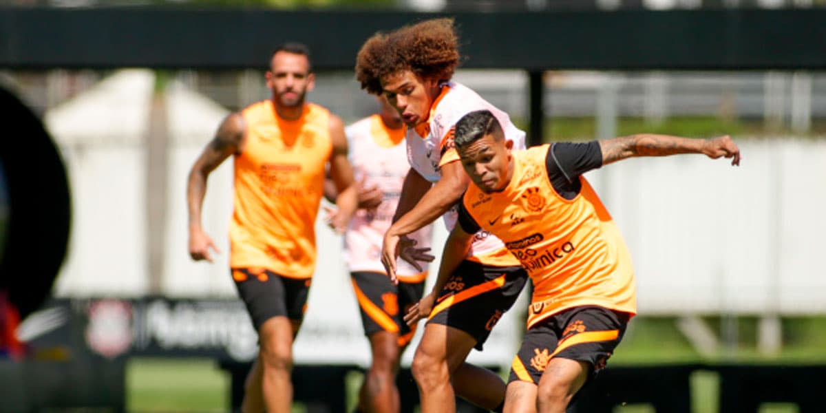 Adons E Biro No Treino Do Corinthains - Foto: Internet