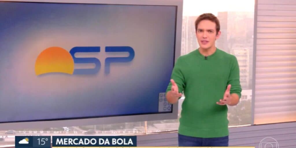 Alê Jodar fala sobre caso envolvendo presidente da Conmebol, no Bom Dia São Paulo, da Globo (Reprodução: Globo)