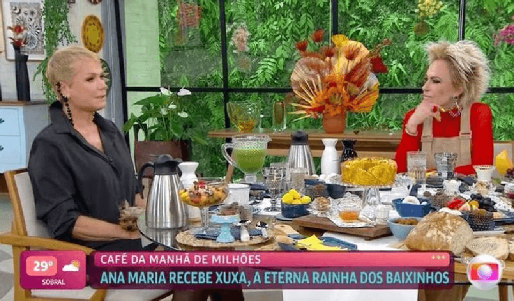 Xuxa ao lado de Ana Maria Braga (Foto: Reprodução/ Internet) Xuxa ao lado de Ana Maria Braga (Foto: Reprodução/ Internet)