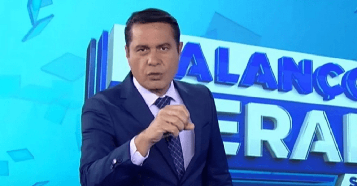 William Leite sob comando do 'Balanço Geral' (Foto: Reprodução/ Record)