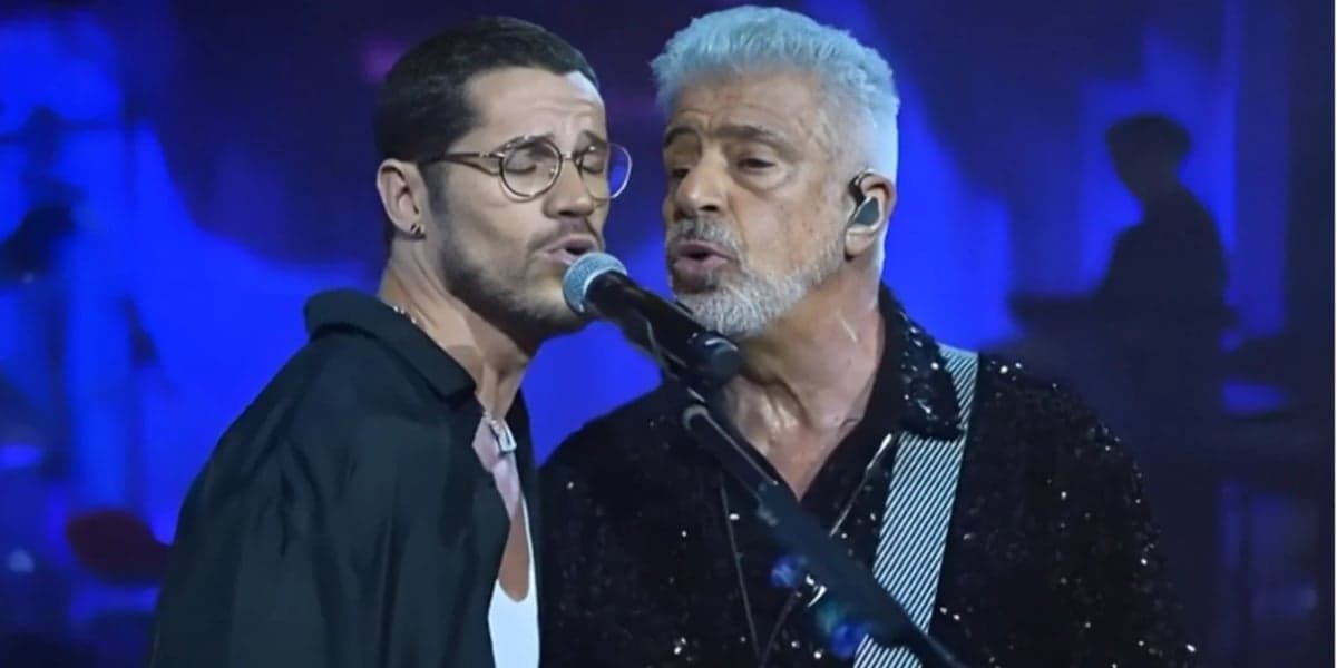 José Loreto e Lulu Santos em Vai na Fé (Imagem Reprodução Globo)