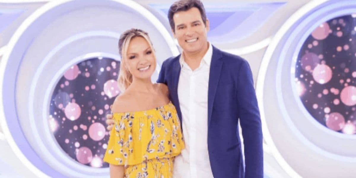 Eliana e Celso Portiolli (Foto: Reprodução / SBT)